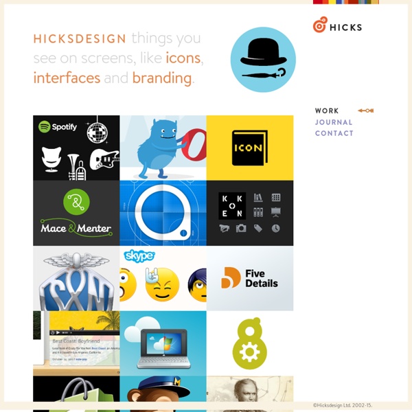 Hicksdesign: design for print and new-fangled media