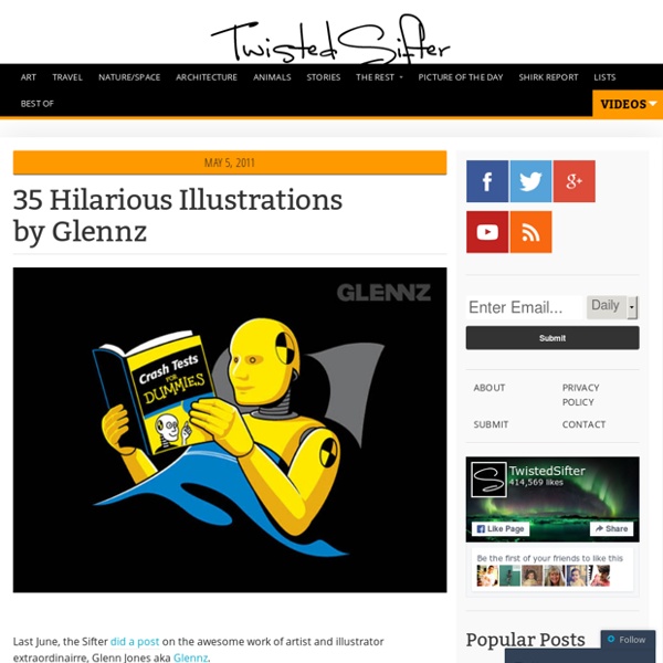 35 Hilarious Illustrations by Glennz