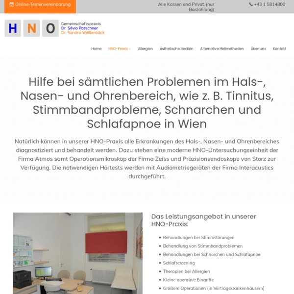 Hilfe bei Stimmbandproblemen vom HNO-Arzt in 1060 Wien