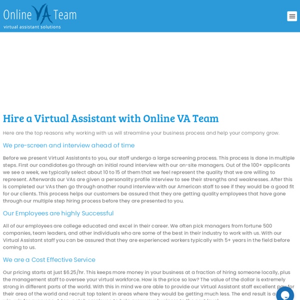 Want To Hire A Virtual Assistant