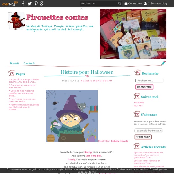 Histoire pour Halloween - Pirouettes contes