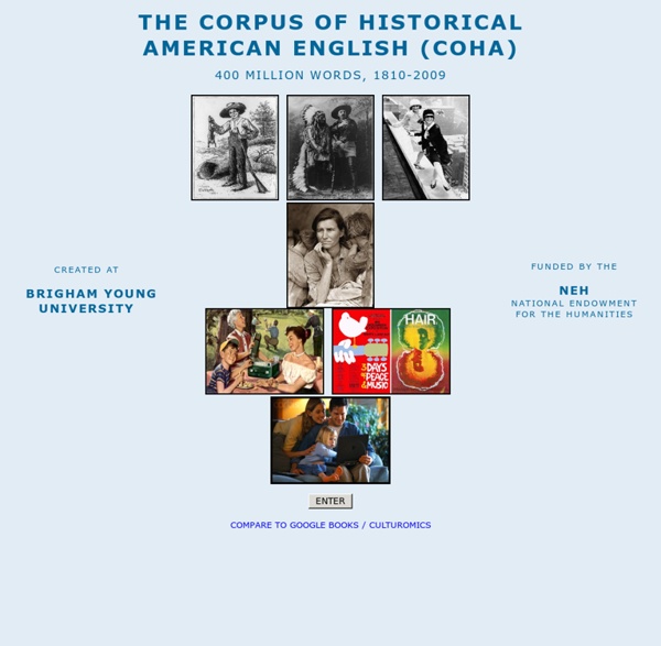 Corpus of Historical American English (COHA)