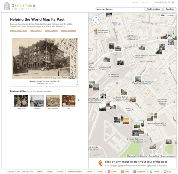 Mapped historical photos, film, and audio