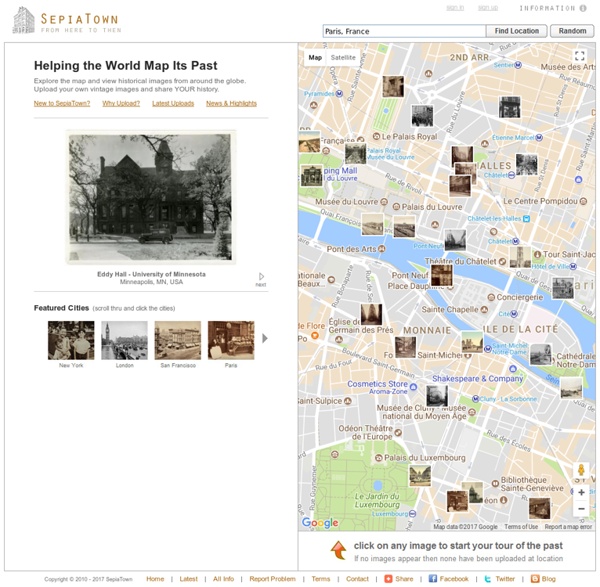 Mapped historical photos from collections large and small