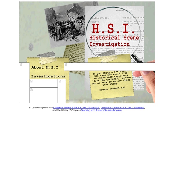 HSI: Historical Scene Investigation
