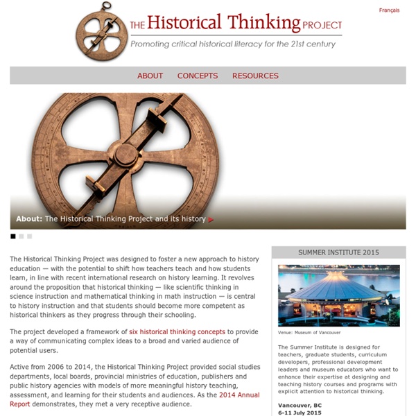 The Historical Thinking Project