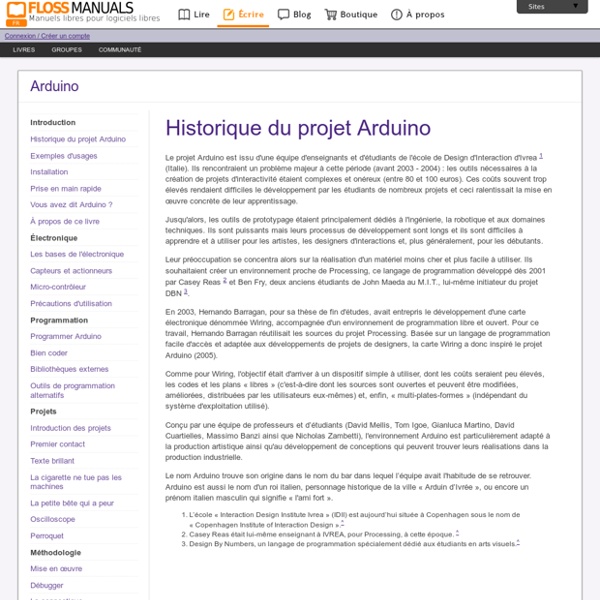 Historique-Du-Projet-Arduino / Arduino