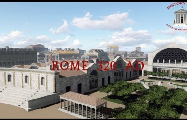 "HISTORY IN 3D" - ANCIENT ROME 320 AD - 3rd trailer "Walking around Colosseum"