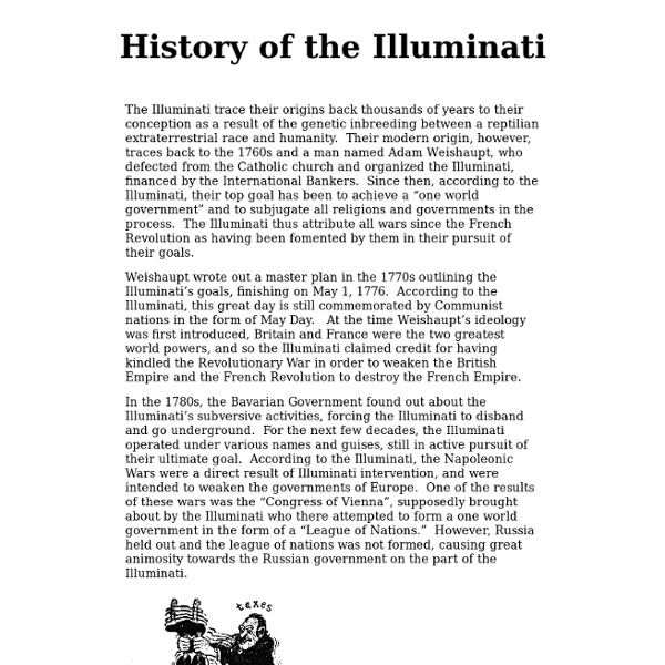 illuminati history