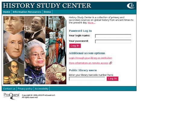 History Study Center - Home Page