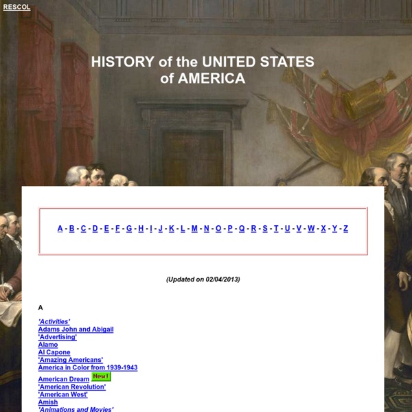 History : The USA