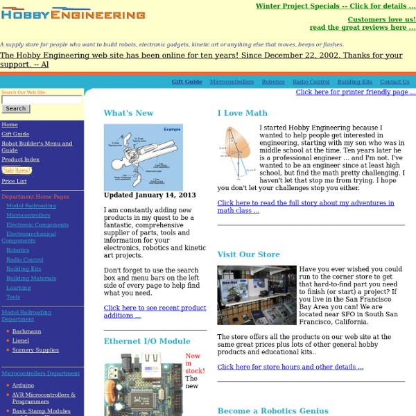 Hobby Engineering Home Page