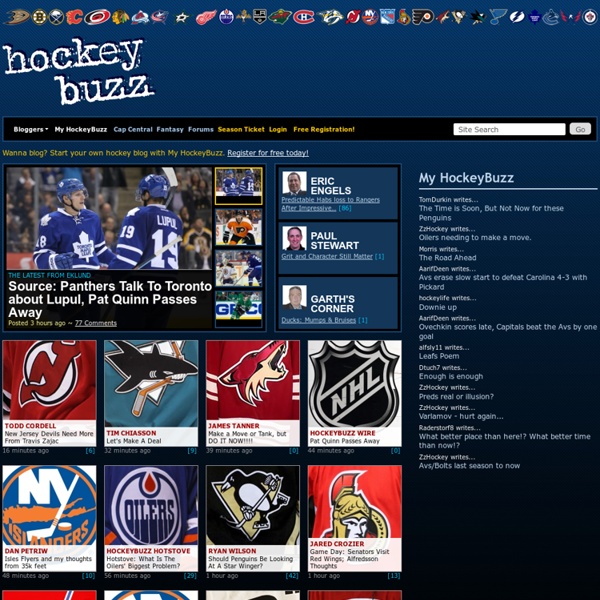HockeyBuzz.com - NHL Rumors