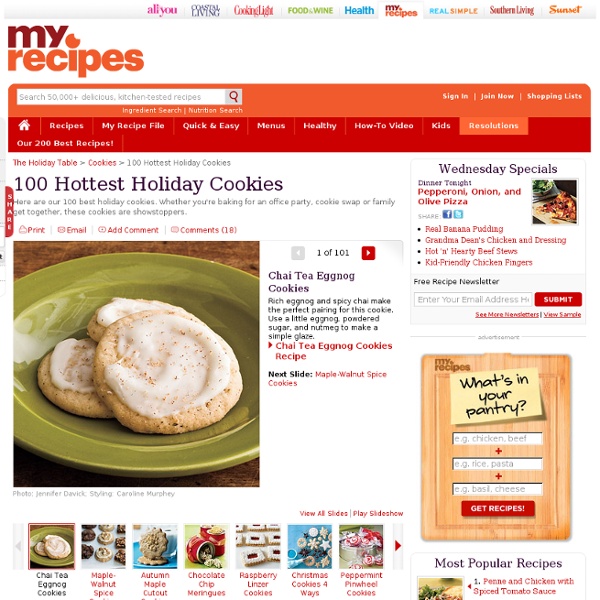 100 Best Holiday Cookie Recipes