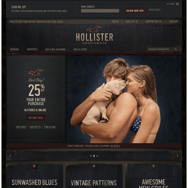 Hollister Co. - Shop Official Site