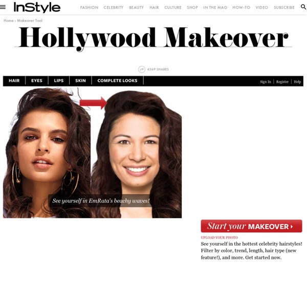 Hollywood Hair Virtual Makeover - Try On Celebrity Hairstyles Online at InStyle