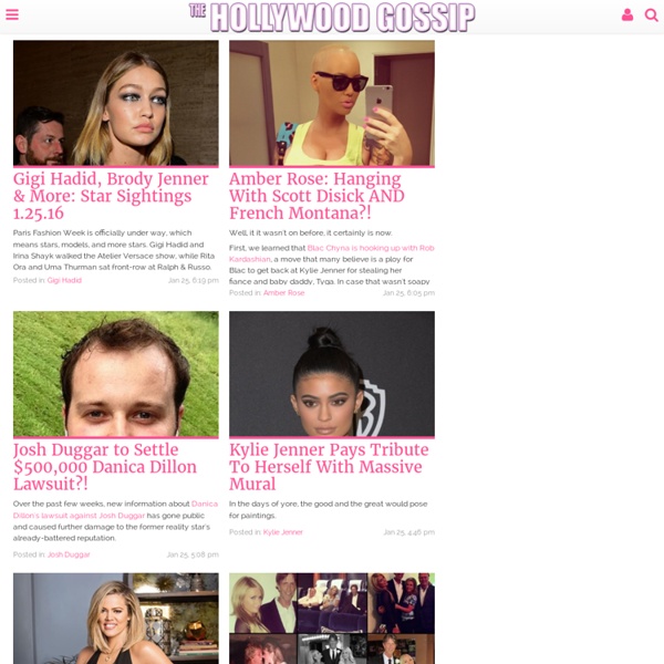 The Hollywood Gossip - Celebrity Gossip and Entertainment News