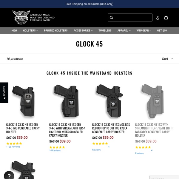Glock 45 Holsters, Designed For Everyday Carry