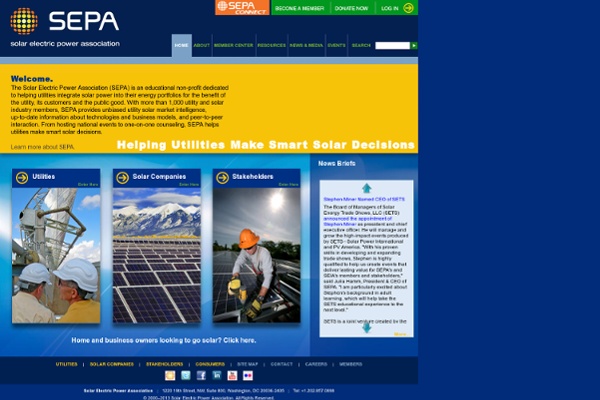 Solar Electric Power Association (SEPA) Website