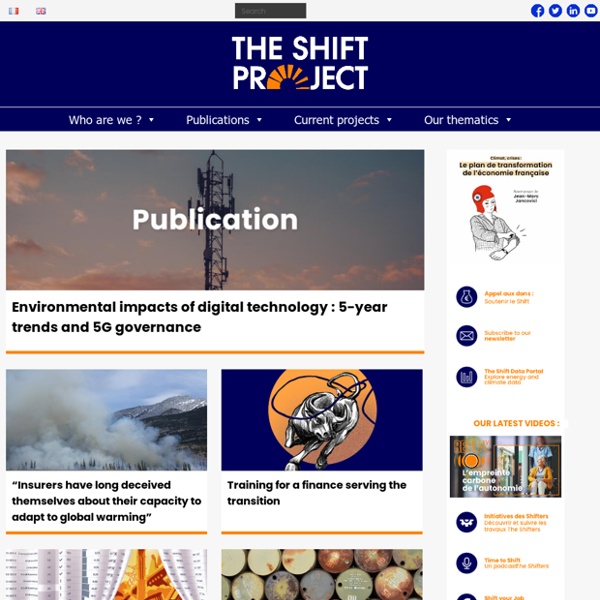Home - The Shift Project