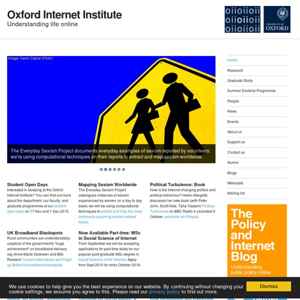 Oxford Internet Institute - Home