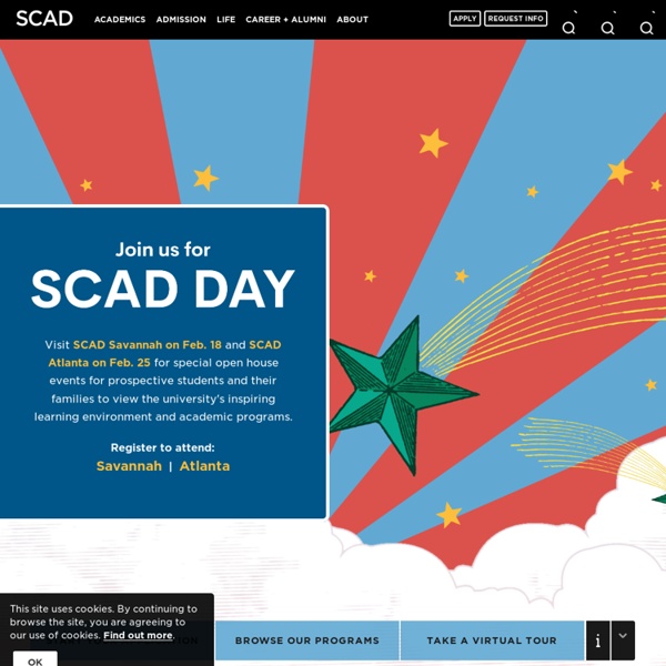 SCAD > The University for Creative Careers