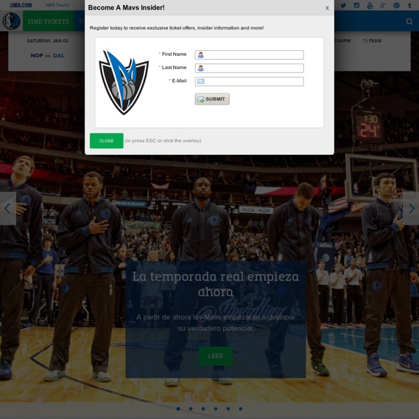 THE OFFICIAL SITE OF THE DALLAS MAVERICKS