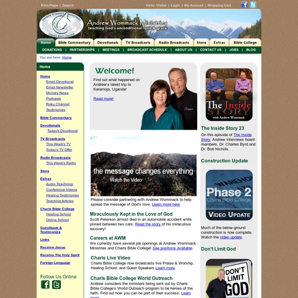 Home - Andrew Wommack Ministries