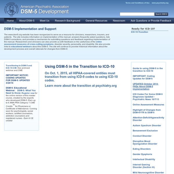 APA DSM5 Pearltrees