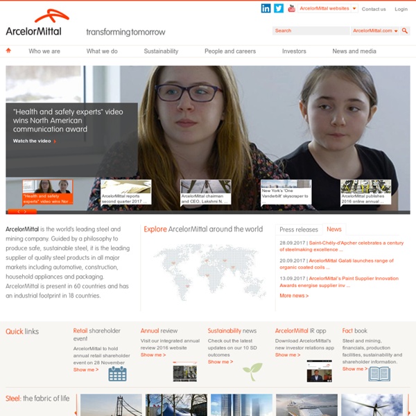 Home – ArcelorMittal