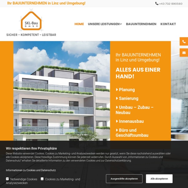 Home - SKL Bau GmbH - Ihr Bauunternehmen in Linz und Linz Land!