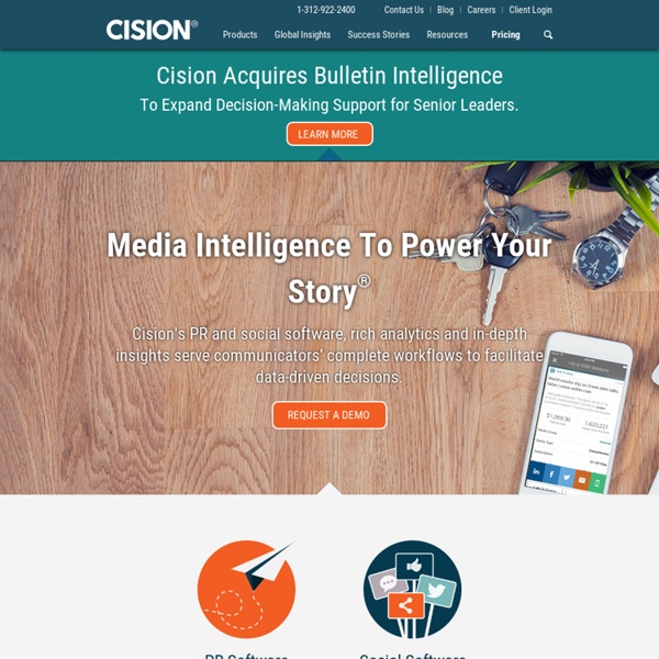 Public Relations Software and Services - Cision