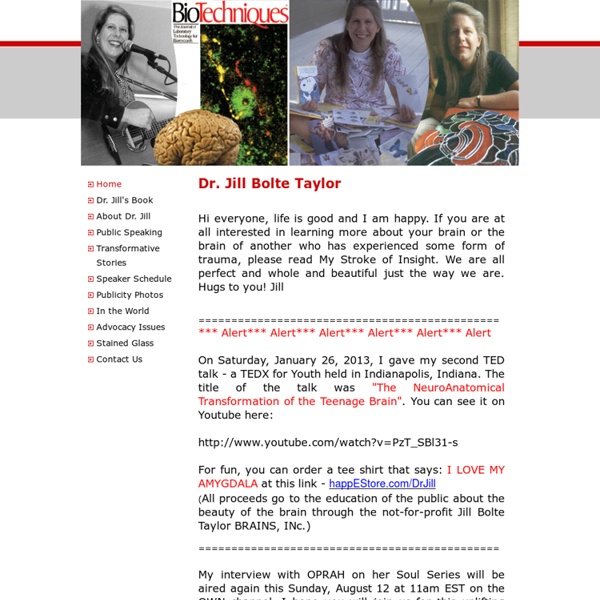 Home - Dr. Jill Bolte Taylor