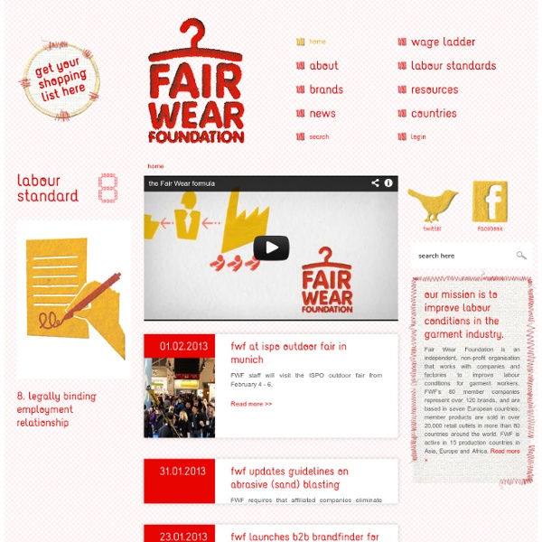Home - Fair Wear Foundation
