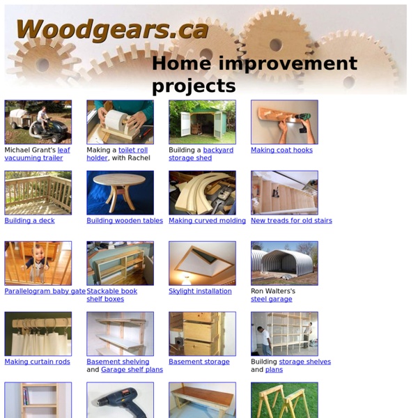 Home improvement projects