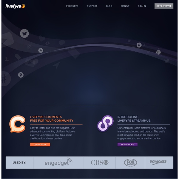 Livefyre Realtime Comment Platform - Coming Soon