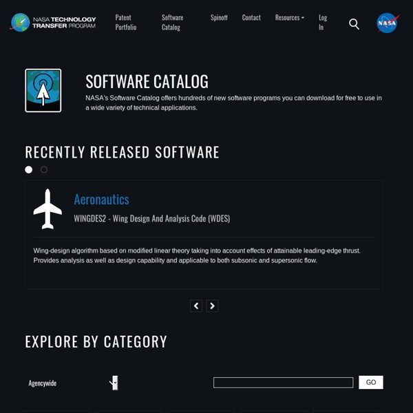 NASA's Software Catalog