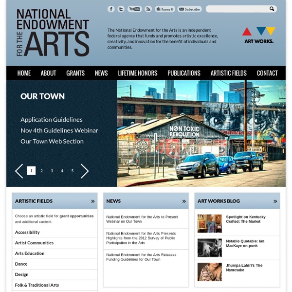National Endowment for the Arts Home Page