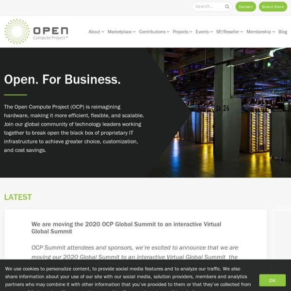 Open Compute Project - Hacking Conventional Computing Infrastructure