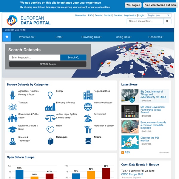 Home page - European Data Portal