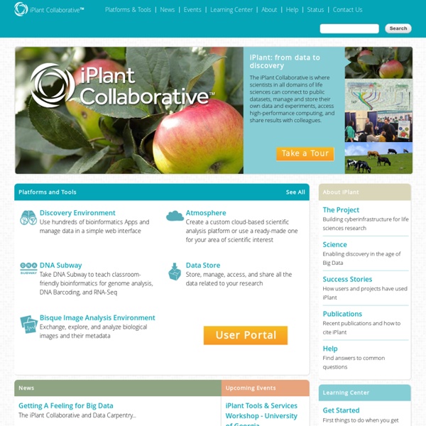 The iPlant Collaborative: Empowering a New Plant Biology