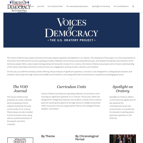 Voices of Democracy