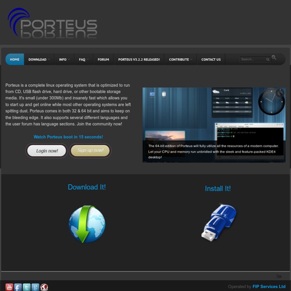 Home - Porteus - Portable Linux