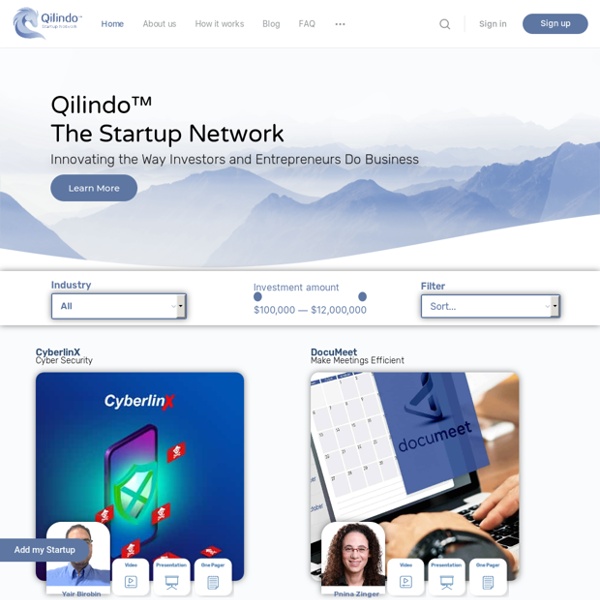 Qilindo™ - Startup Network