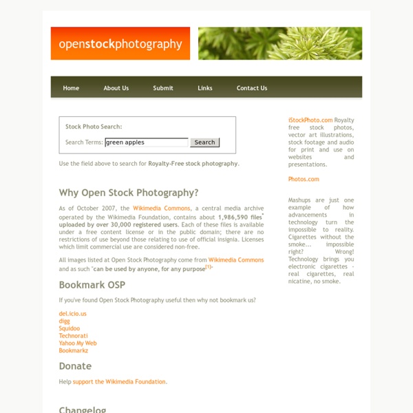 Home : open stock photography : 100% free open source stock photography