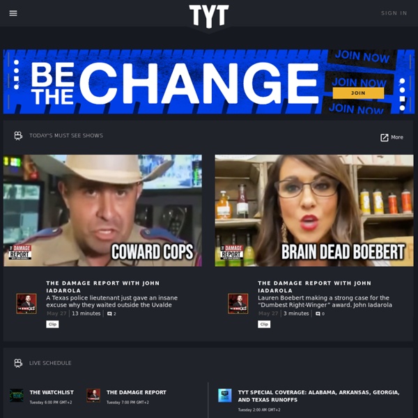 TYT Network — The Largest Online News Show in the World.