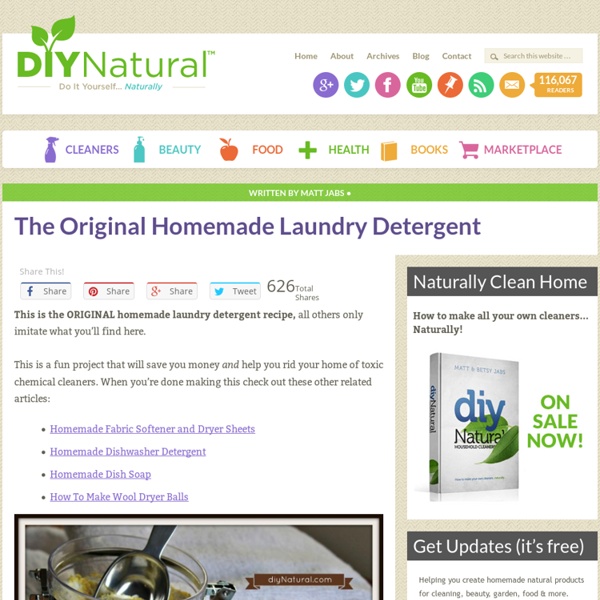 Homemade Laundry Detergent [Soap]