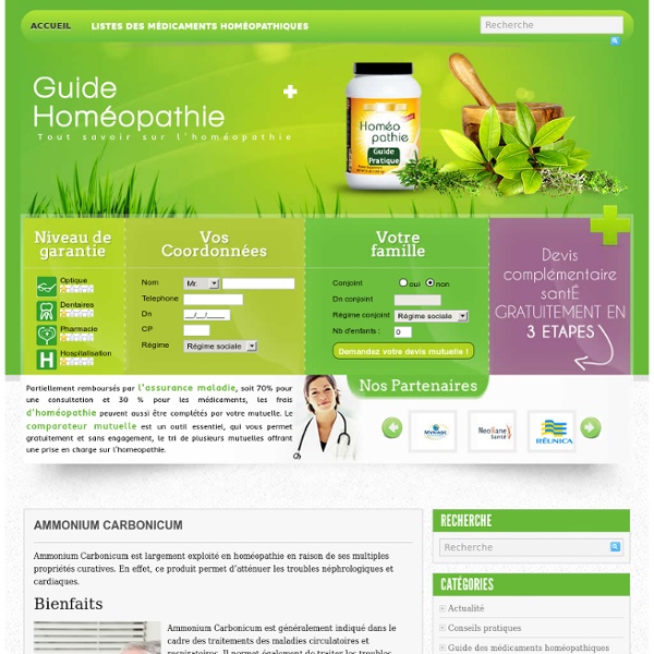 Homéopathie Guide