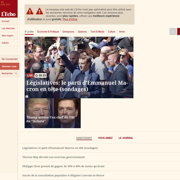 L'Echo: Homepage