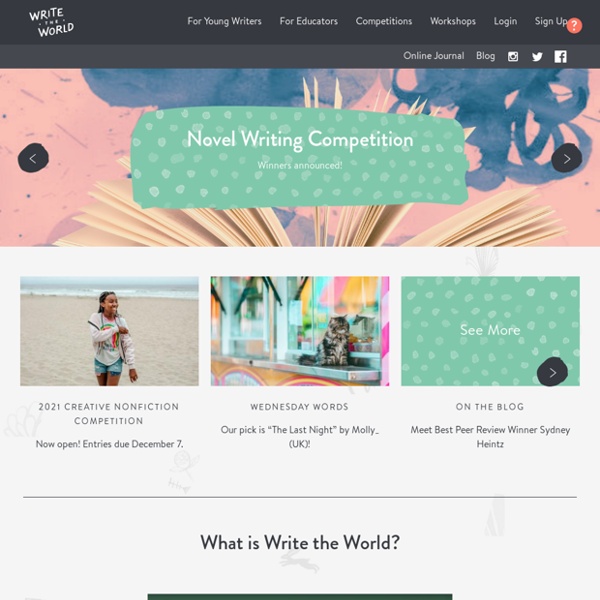 Write the World - Homepage